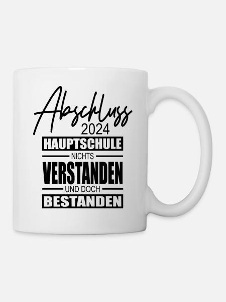 Abschluss 2024 Hauptschule - Tasse - Weiß