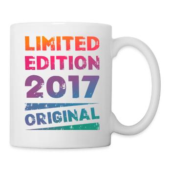 Limited Edition Geburtstag Party Jahrgang 2017 - Tasse - Weiß - Rechts