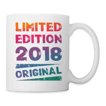 Limited Edition Birthday Party Vintage 2018 - Mug - white - Right