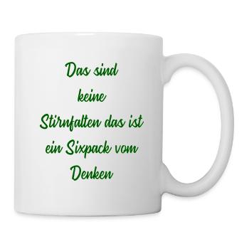 Geschenkidee 50. Geburtstag - Tasse - Weiß - Rechts