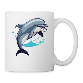 Dauphin, L’Eau, Animal, Mer, Dauphin, Poisson, Dauphin - Mug blanc - blanc - Droite