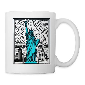 Statue of libertyNew York - Mug - white - Right