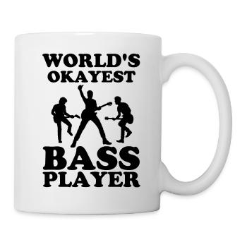 Bass player guitarist - Mug - white - Right