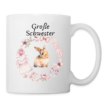 Große Schwester - Tasse - Weiß - Rechts