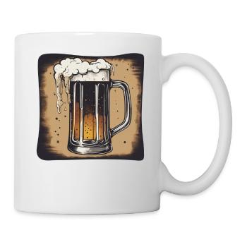 Bier Geschenk Krug party feiern Fest glas Beer - Tasse - Weiß - Rechts