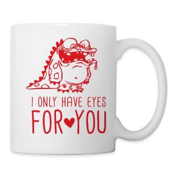 Ich habe nur Augen für dich RPG Valentinstag - Tasse - Weiß - Rechts