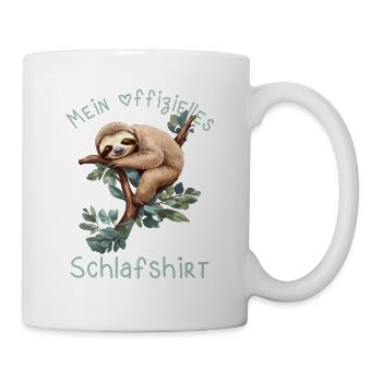 Mon Maillot de Nuit Paresseux Officiel - Mug blanc - blanc - Droite