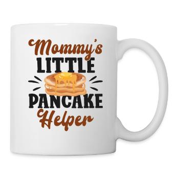 Pancake Lover Kids Mom Mommy's - Tasse - Weiß - Rechts