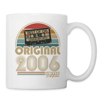 Original 2006 Vintage Vintage Retro Birthday - Mug - white - Right