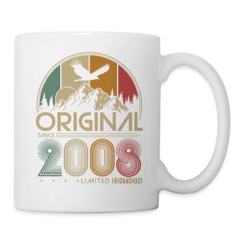2008 Vintage Born Vintage Birthday Gift - Mug - white - Right