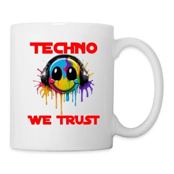 TECHNO WE TRUST - Mug - white - Right