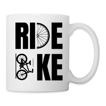 RIDE BIKE - Mug - white - Right