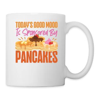 Pancake Lover Kids Today's Good - Tasse - Weiß - Rechts