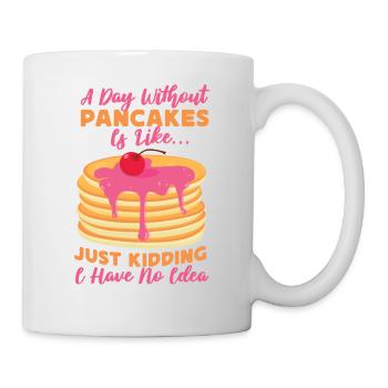 Amoureux des crêpes Les enfants Une journée sans - Mug blanc - blanc - Droite