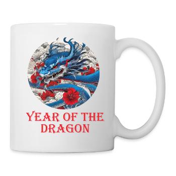 year of the dragon,dragon,dragon,dragon,year of the dragon - Mug - white - Right