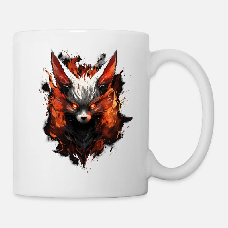 Volpe Demone Fennec Dämon Fuchs - Tasse - Weiß