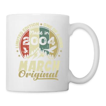 Cadeau D'anniversaire Mars 2004 Édition Limitée - Mug blanc - blanc - Droite