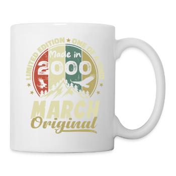 Cadeau D'anniversaire Mars 2000 Édition Limitée - Mug blanc - blanc - Droite