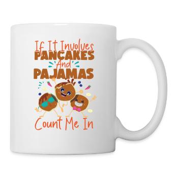 Pancake Lover Kids If It Involves - Mug - white - Right