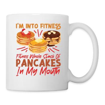 Les enfants amateurs de crêpes que j’aime - Mug blanc - blanc - Droite