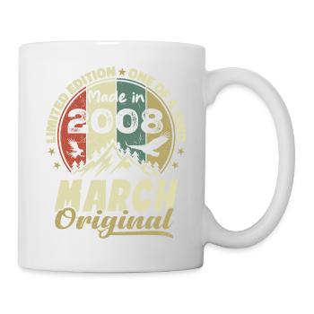 March 2008 Birthday Gift Limited Edition - Mug - white - Right