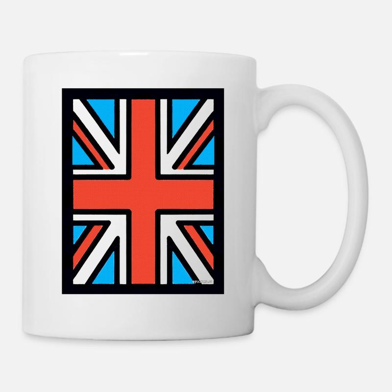 Union Jack - Mug - white