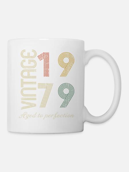 Cadeau d’anniversaire 45 ans - 1979 - Mug blanc - blanc