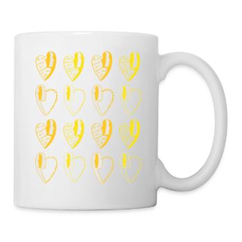 Imprimé numéro8. - Mug blanc - blanc - Droite