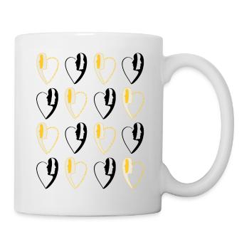 Imprimé numéro10. - Mug blanc - blanc - Droite