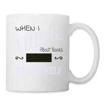 bibliophile book keeper awesome book keeper shirt - Tasse - Weiß - Rechts