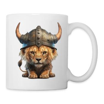 Amoureux du Lion - Mug blanc - blanc - Droite