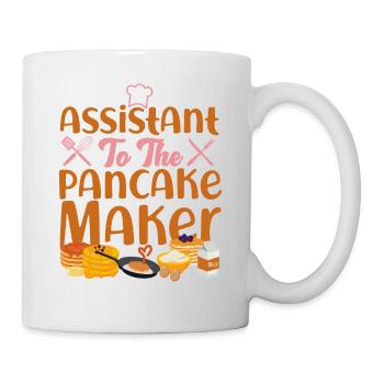 Pancake Lover Kids Assistant To - Tasse - Weiß - Rechts