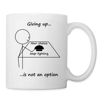Not anoption - Tasse - Weiß - Rechts