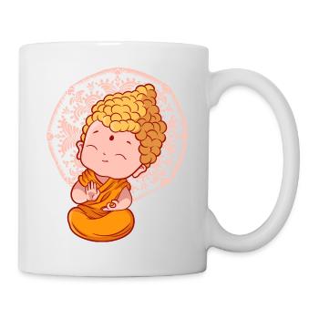 Buddha Monk Namaste Buddhism I Gift - Mug - white - Right