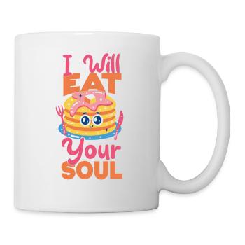 Pancake Lover Kids I Will Eat Your - Mug - white - Right