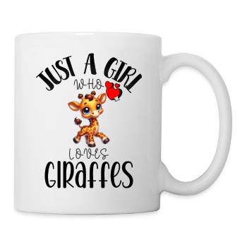 "Giraffe Adorable T-Shirt - Baby Giraffe - Mug - white - Right