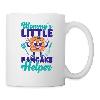 Pancake Lover Kids Mom Mommy's - Tasse - Weiß - Rechts