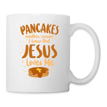 Crêpes Amoureux Enfants Jésus Foi - Mug blanc - blanc - Droite