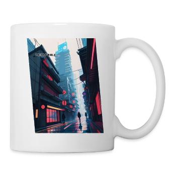 Manga city - Mug blanc - blanc - Droite