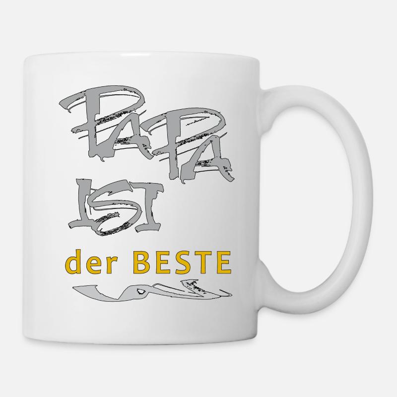 Papa est le meilleur - Mug blanc - blanc