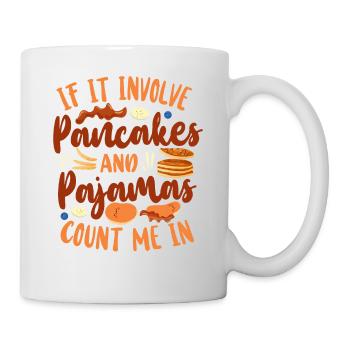 Pancake Lover Kids If It Involves - Mug - white - Right