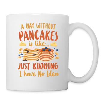 Amoureux des crêpes Les enfants Une journée sans - Mug blanc - blanc - Droite