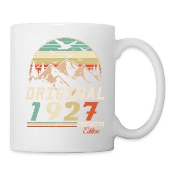 1927 Vintage Retro Birthday Vintage Gift - Mug - white - Right