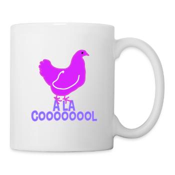 Coole Henne - Tasse - Weiß - Rechts