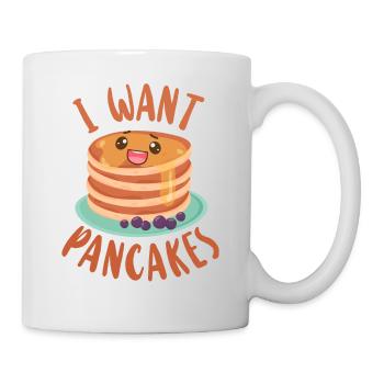 Amoureux des crêpes Les enfants je veux des crêpes - Mug blanc - blanc - Droite