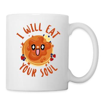 Pancake Lover Kids I Will Eat Your - Mug - white - Right
