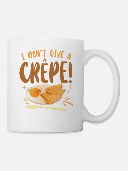 Pancake Lover Kids Pun I Don't - Tasse - Weiß