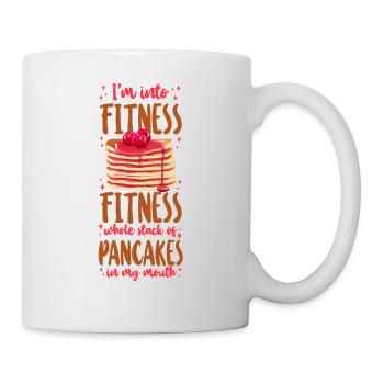 Les enfants amateurs de crêpes que j’aime - Mug blanc - blanc - Droite