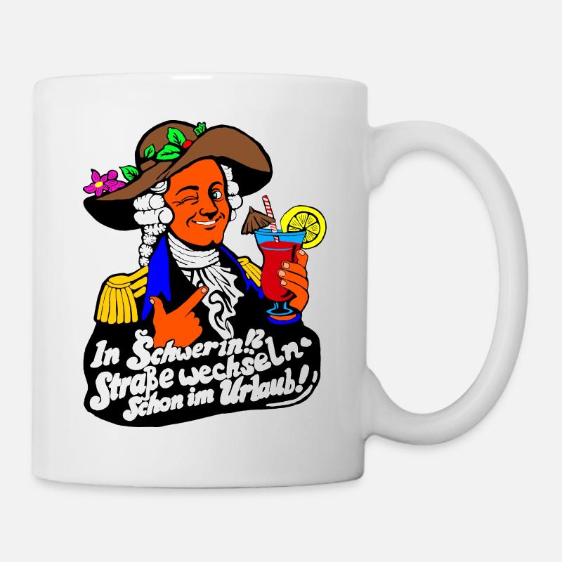 Sensations de vacances à Schwerin – la détente partout ! - Mug blanc - blanc