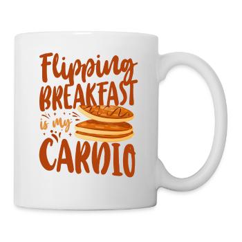 Pancake Lover Kids Flipping - Tasse - Weiß - Rechts